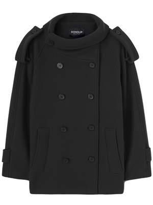 Dondup Peacoat Jakke, Sort